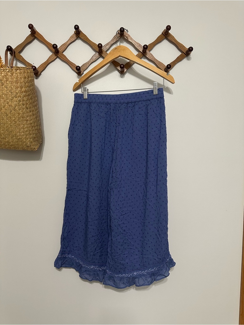 Anthropologie Wynonna Ruffled Wide-Leg Sleep Pants - Picture 6 of 9
